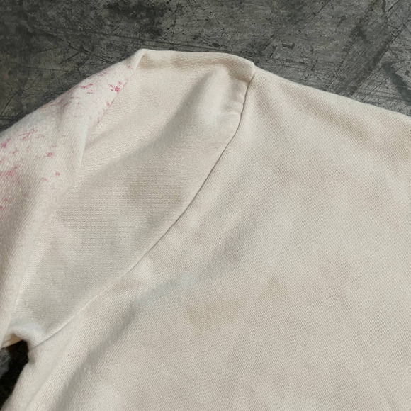 Vintage India Ink Floral Embellished Hand Painted Sweatshirt Womens Small - Picture 11 of 15